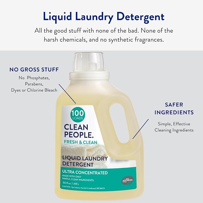 The Clean People Liquid Laundry Detergent - Image 4