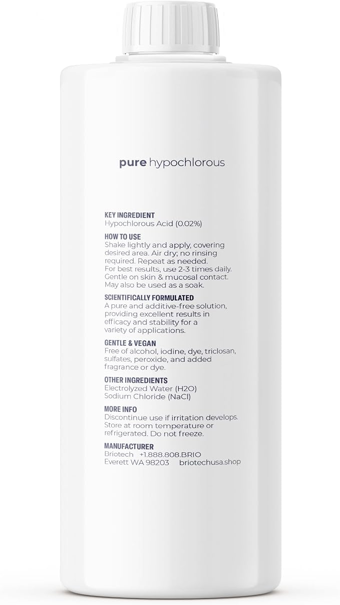 BRIOTECH Pure Hypochlorous Acid Cleanser, Original Premium HOCl Topical Solution - Image 9