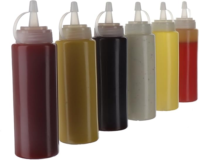 Oaklyn Squeeze Bottles 8oz 6 Pack - Image 3