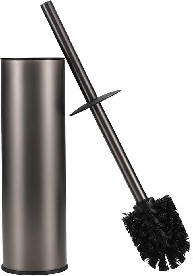 Toilet Brush and Holder Set Premium Material Toilet Bowl Cleaner Free Standing - Image 8