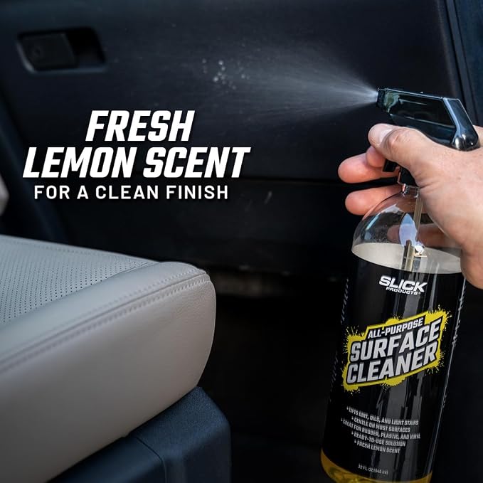 Slick Products All-Purpose Surface Cleaner – Multi-Surface Car Interior & - Image 7