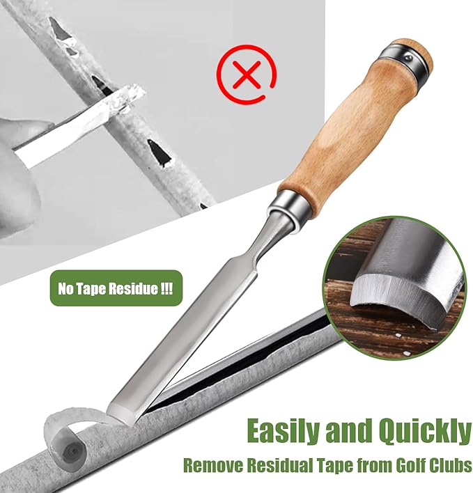 Golf Grip Removal Tool and Golf Grip Tape Removal Tool, V-Groove Grip Remover - Image 4