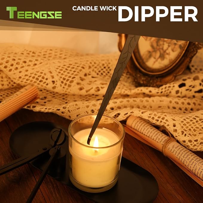 3 in 1 Candle Accessory Set, Candle Wick Trimmer, Candle Wick Snuffer, Candle - Image 2