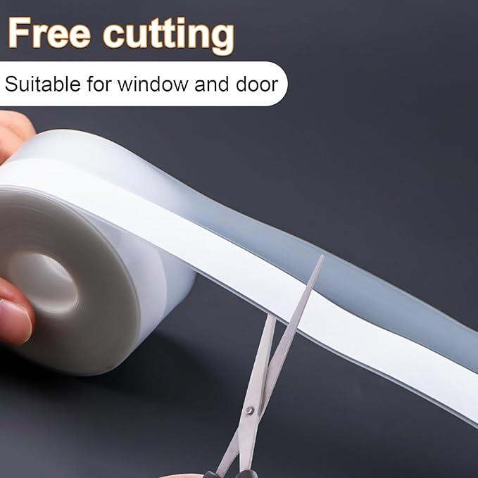 FOURGUN Silicone Weather Stripping Seal Door Tape 25 MM * 16.5FT Insulates - Image 4