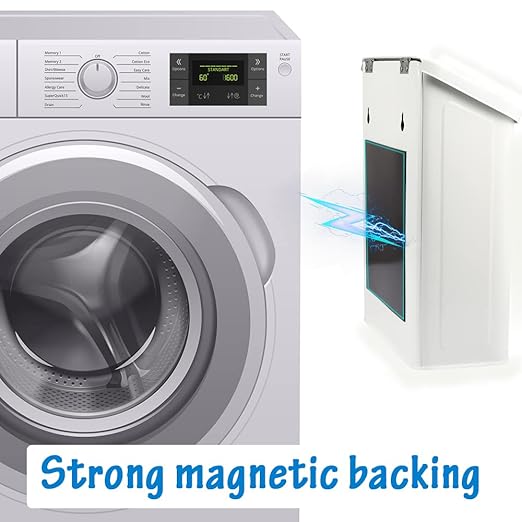 Picowe Magnetic Laundry Storage, Large Metal Lint Holder Bin - Image 7
