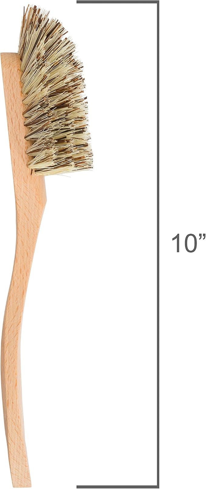 Redecker Extra Long Curved Dish Brush, Extra Strong Union Fiber Bristles - Image 3