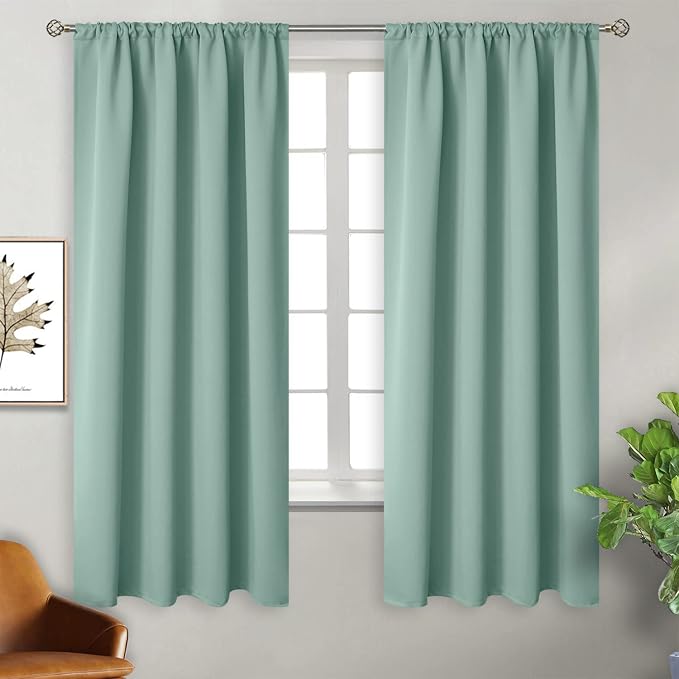BGment Light Sage Blackout Curtains by BGment