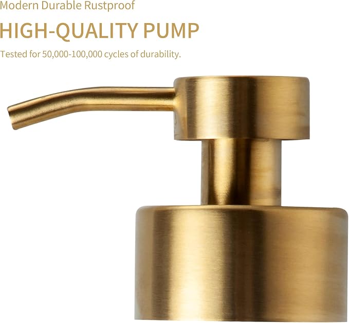 Enra Thick Glass Soap Dispenser - Image 3
