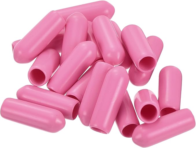 uxcell 20pcs Rubber End Caps 4mm ID Vinyl PVC Round Tube Bolt Cap Cover Screw - Image 4