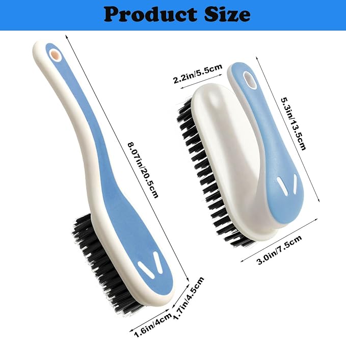 Soft Bristle Scrub Cleaning Brush Stain Remover Brush Fabric Cleaning Brush - Image 2