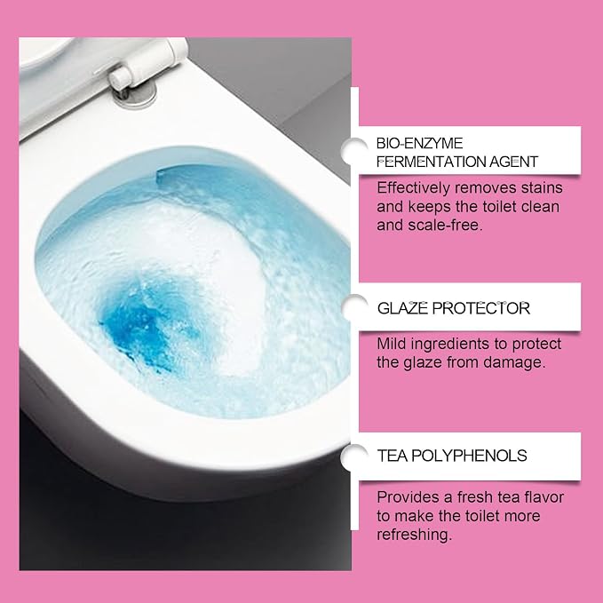 Multi-Functional Toilet Cleaning Sticks, 5 Colors, Long-Lasting Tank Cleaner - Image 5