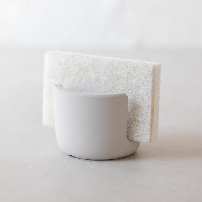 Selegna Diatomite Stone Sponge Caddy – Quick Drying Diatomaceous Earth Sink by Selegna