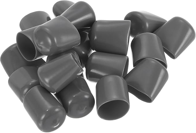 uxcell 20pcs Rubber End Caps 21mm ID Vinyl PVC Round Tube Bolt Cap Cover Screw - Image 4