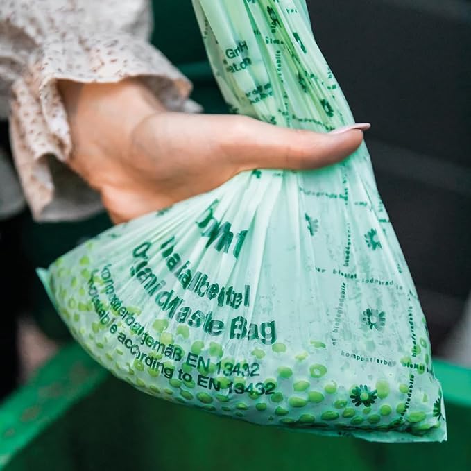 bioMat 3 Gallon Compost Bags, Compostable Trash Bags - Image 5