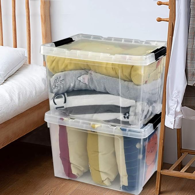 Ggbin 4 Packs 50 Quart Plastic Container Bin - Image 4
