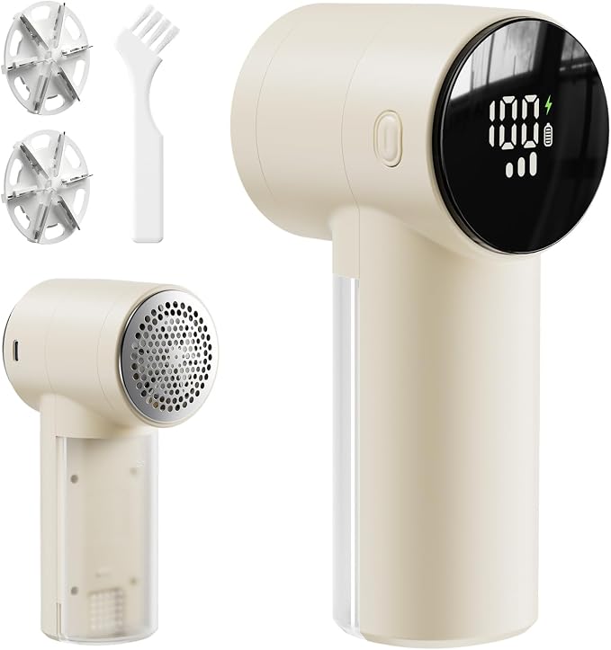 Electric Lint Remover and Fabric Shaver, Rechargeable Clothes Shaver by Unknown
