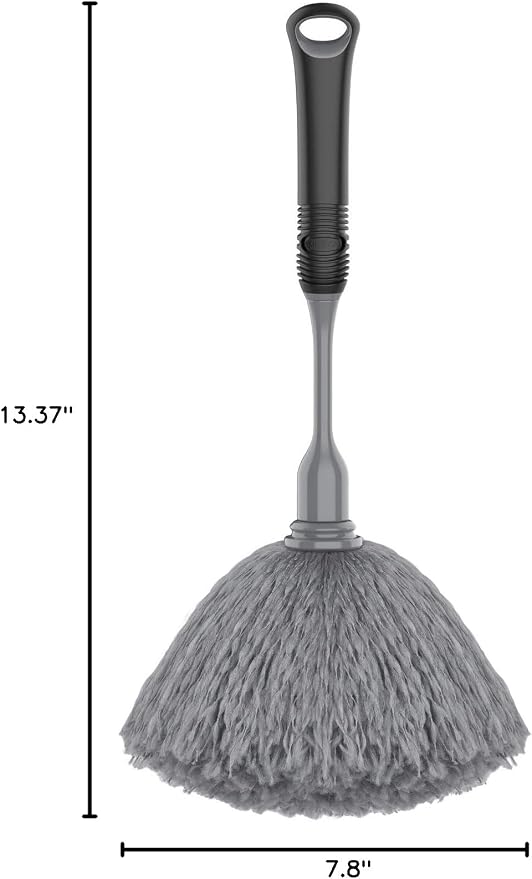 MR.SIGA Microfiber Delicate Duster, Comfortable Non Slip Handle, Detachable - Image 9