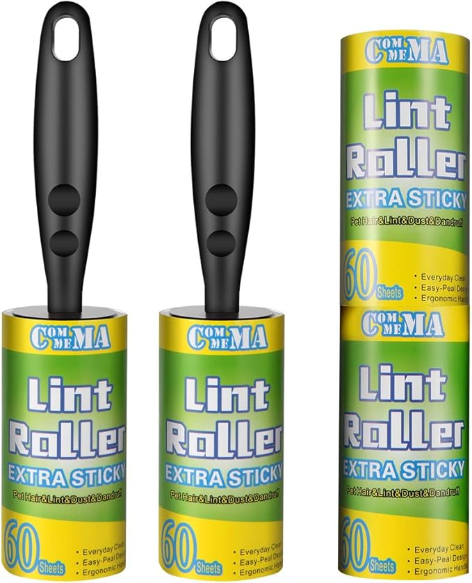 Lint Rollers for Pet Hair Extra Sticky, Pet Hair Remover Set Brush for Dog & by COMMEMALintRollers