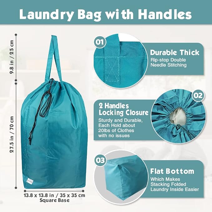 Tear Proof Nylon Laundry Bag - Image 2