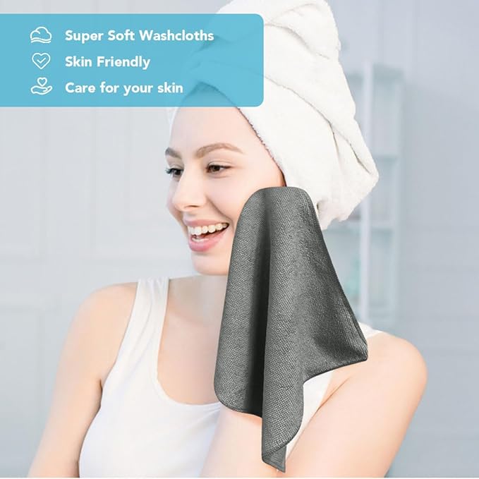 Orighty Wash Cloths Bulk Towels Set 200 Pack, Highly Absorbent and Soft Feel - Image 2