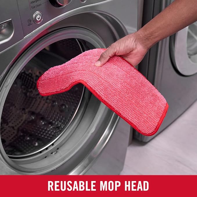 Rubbermaid Reveal Spray Mop Floor Cleaning Kit, 3 Reusable Microfiber Wet Pads - Image 8