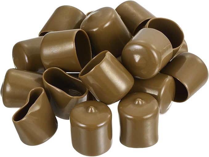 uxcell 20pcs Rubber End Caps 25mm ID Vinyl PVC Round Tube Bolt Cap Cover Screw - Image 4