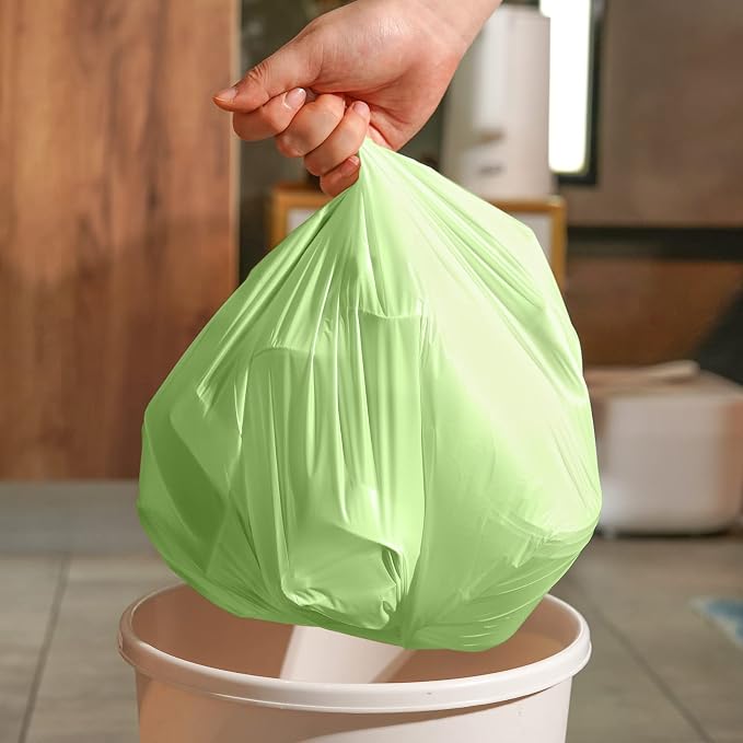 Compostable Trash Bags 2.6 Gallon 100 Counts Compost Small Garbage Bag - Image 6