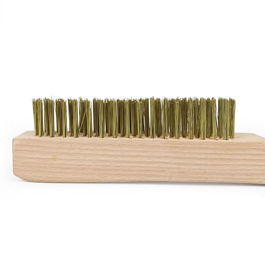 MAXMAN Brass Brush, Heavy Duty Brass Wire Brush Set 2Pcs, Metal Brush, Wire - Image 5