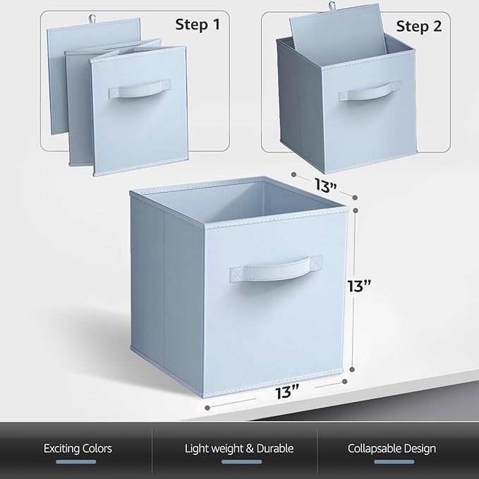 Sorbus 13 Inch Storage Bins - Image 7