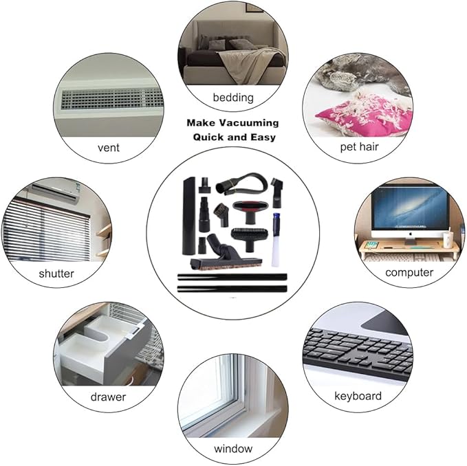 13 Pcs Universal Vacuum Attachments - Image 4