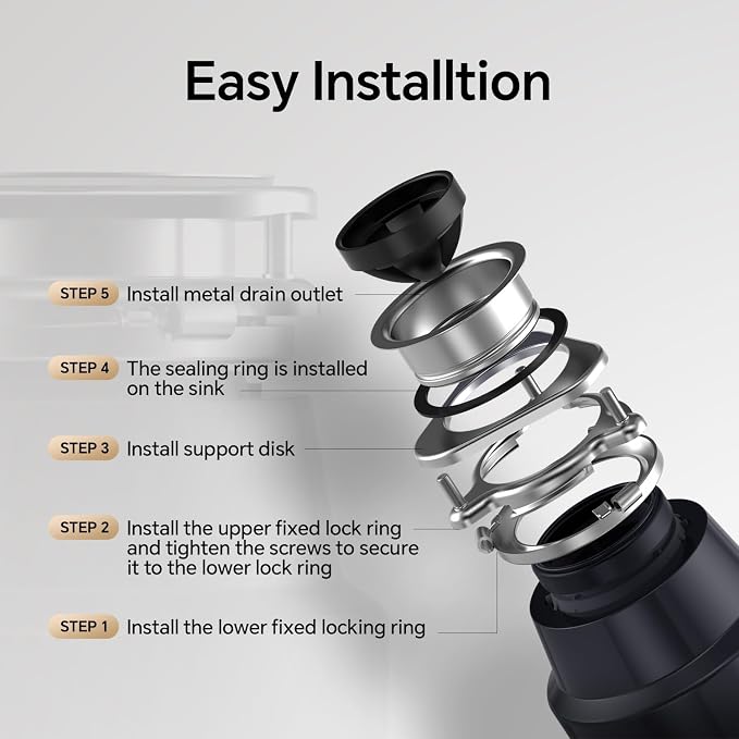 Upgraded 1/2 HP Garbage Disposal - Image 6
