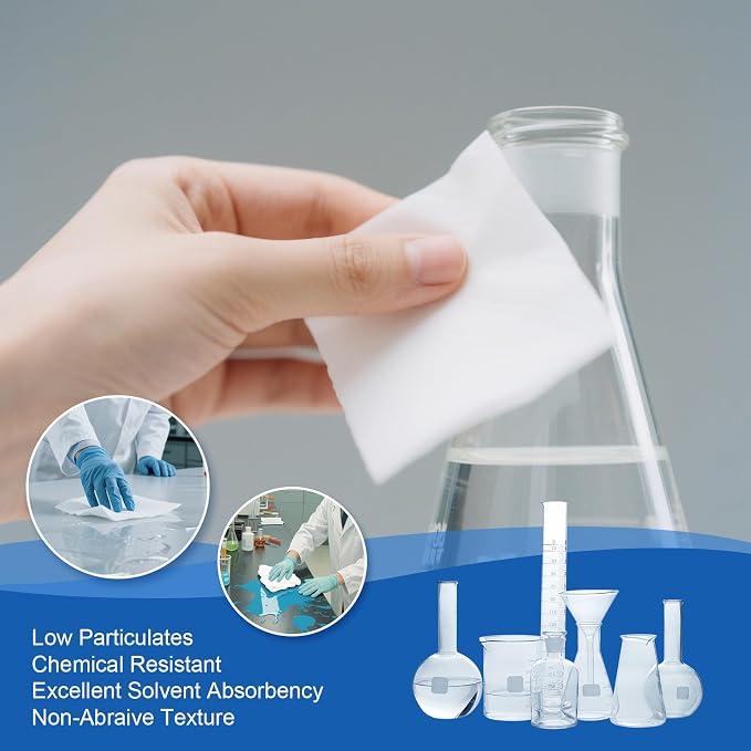Cleanroom Wipes 9"x9" Lint Free Wipes - Image 7