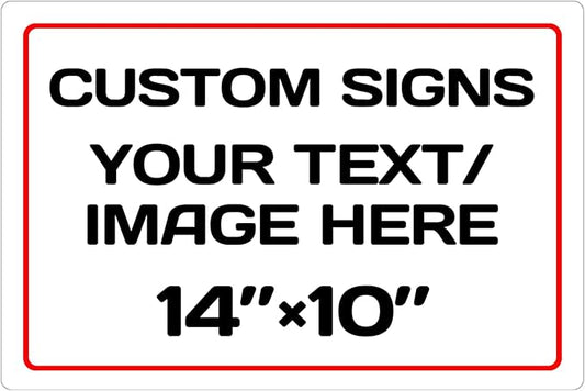 Personalized Aluminum Weatherproof Metal Signs by Repaly