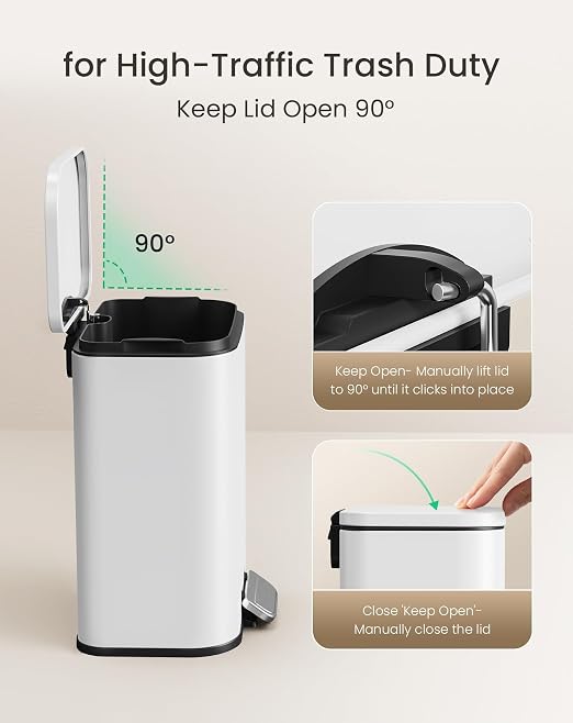 Cesun Small Bathroom Trash Can - Image 4