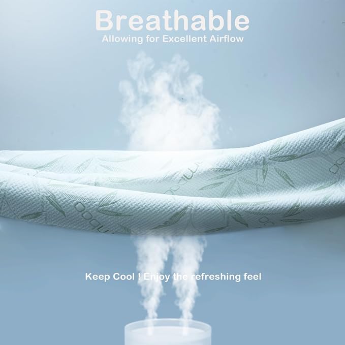 Full Size Mattress Protector Waterproof Mattress Pad Washable Bamboo Rayon - Image 4
