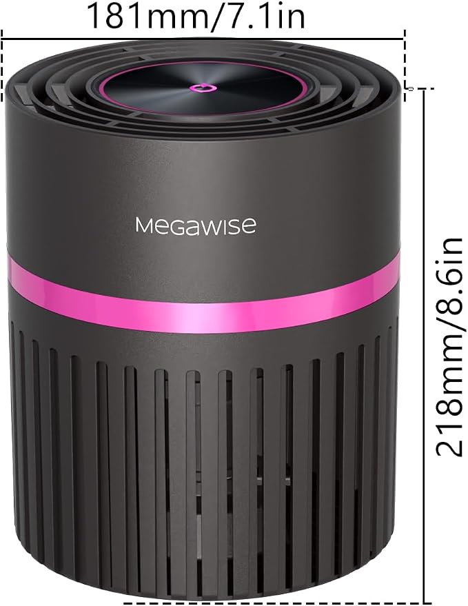 MEGAWISE H13 HEPA Air Purifier for Home, Desktop Air Cleaner - Image 2