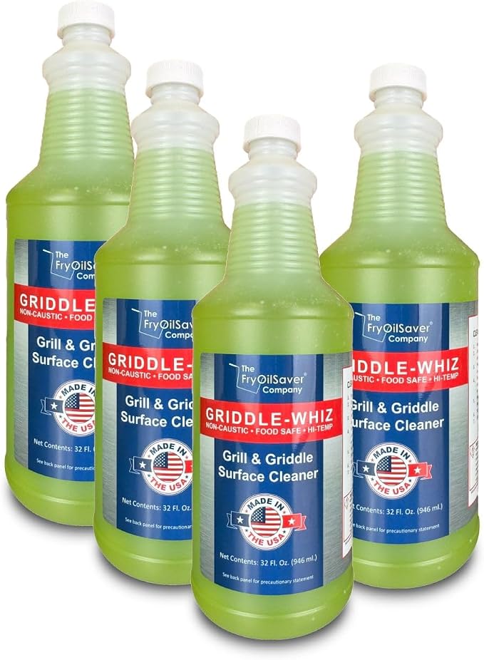 Griddle-Whiz Grill & Griddle Cleaner | Removes Grease, Food Residue, Burnt On by THEFRYOILSAVERCOMPANY