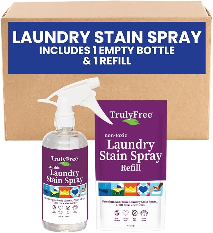 Truly Free Laundry Stain Remover Spray by TrulyFreeHome