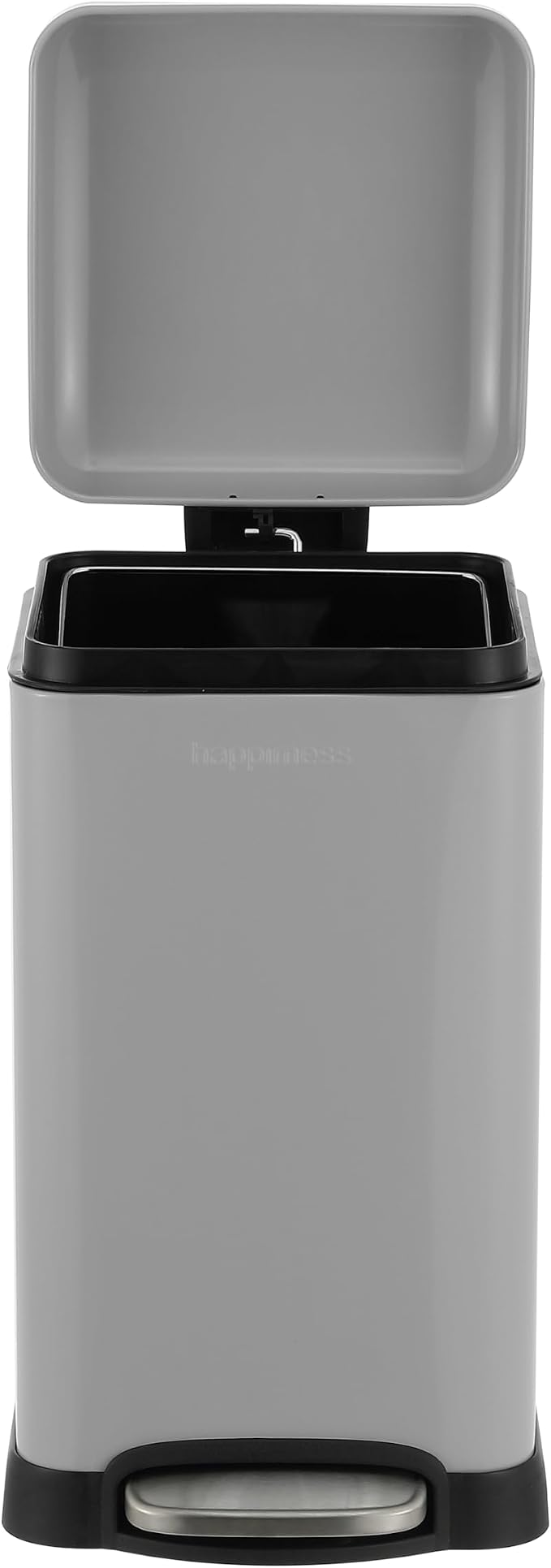 happimess HPM1012E Betty Retro Mini 3.2-Gallon Step-Open Trash Can, Fingerprint - Image 7