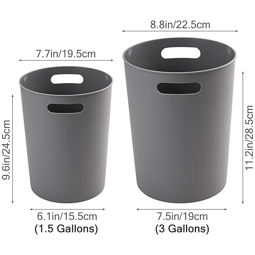 4 Pack Small Trash Can for Bathroom - Image 2