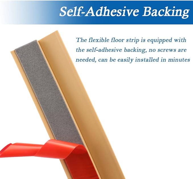 Floor Transition Strip Self Adhesive Carpet & Flooring Transitions Edging Trim - Image 4