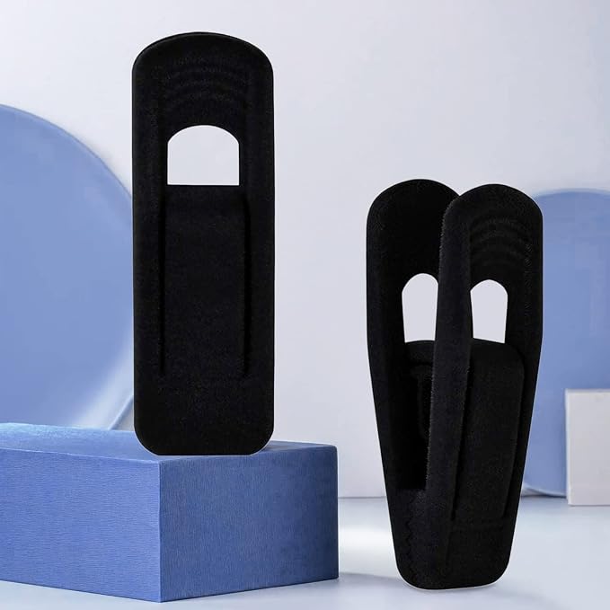 Black Velvet Hangers Clips, Non-Slip Strong Velvet Hangers Clips - Image 4