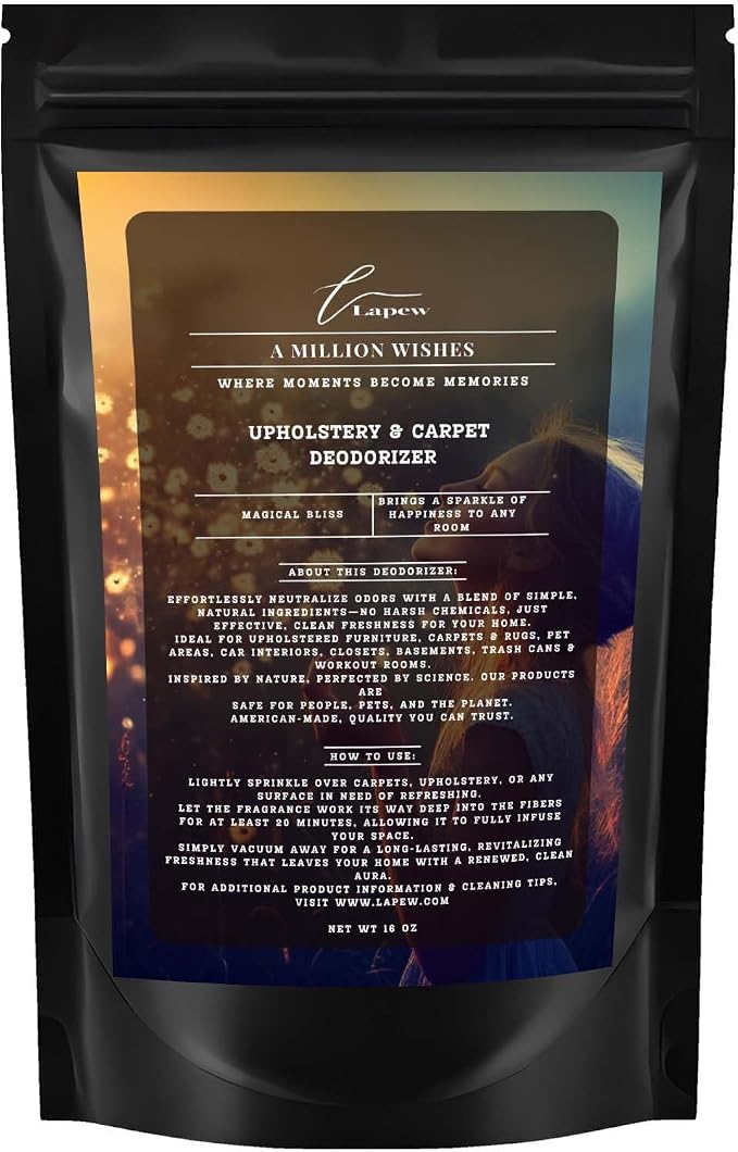 A Million Wishes Carpet Freshener Powder: Powerful Odor Eliminator by Lapew