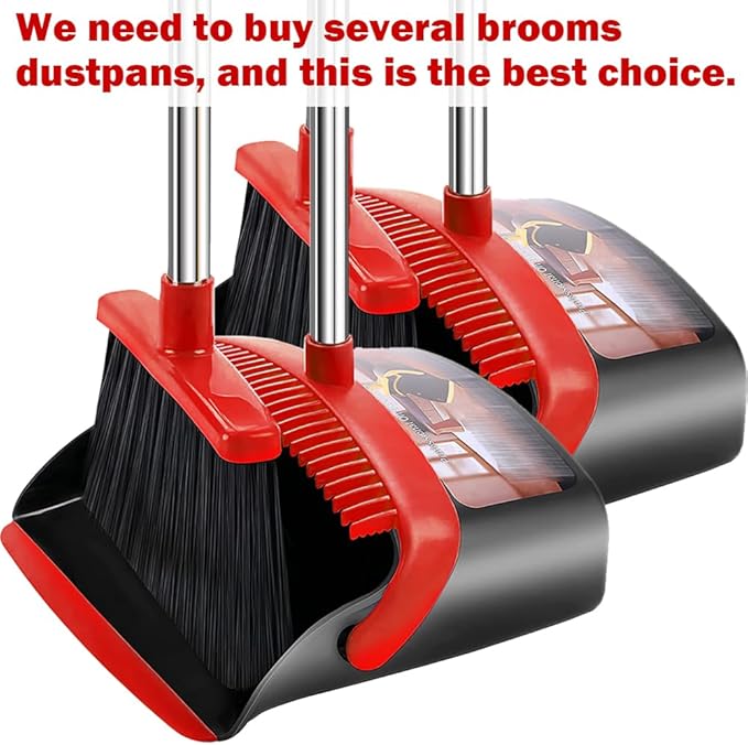 2-Pack is More economical，Broom and Dustpan， - Image 8