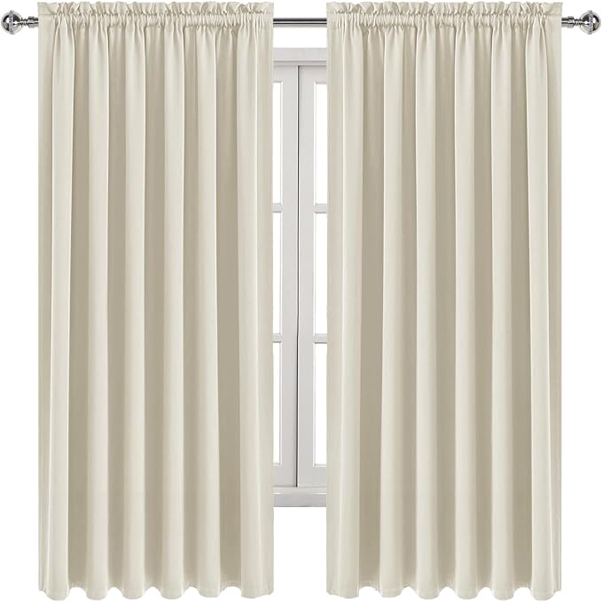 DWCN Blackout Curtains for Living Room Thermal Insulated, Energy Saving & Noise - Image 9