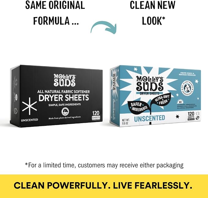 Molly's Suds Fabric Softener Dryer Sheets - Image 2