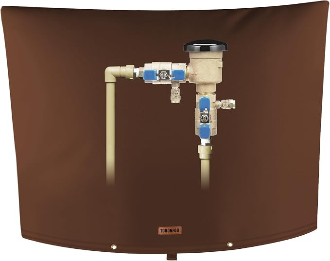 TOHONFOO Backflow Preventer Pipe Insulation Cover by TOHONFOO
