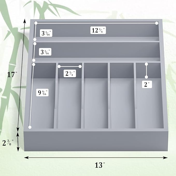 Utensil Organizer Silverware Drawer Organizer - Image 4