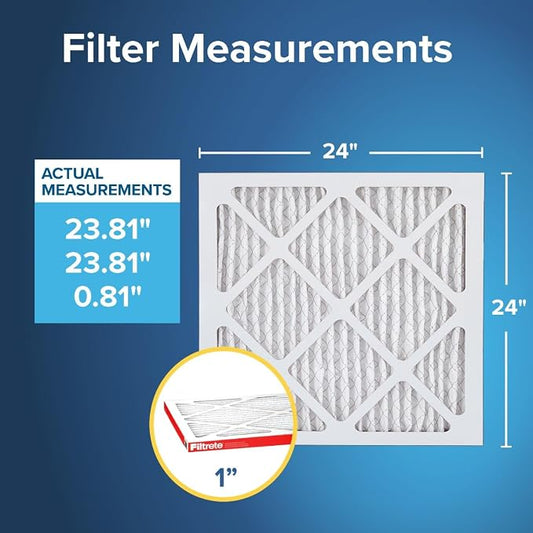 Filtrete 24x24x1 AC Furnace Air Filter, MERV 11, MPR 1000, Micro Allergen - Image 2