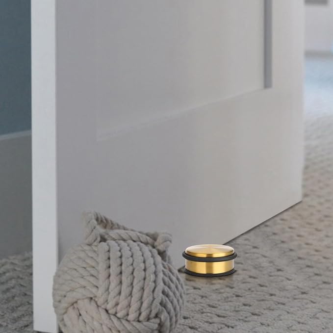 Sumnacon Heavy Duty Floor Door Stopper No Drill, Durability Stainless Steel - Image 6